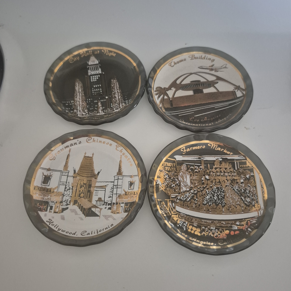 Vintage Los Angeles Souvenir Coasters